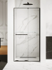 NEW TRENDY Drzwi wnękowe 140x200 Smart Black, pojedyncze, reling EXK-6634